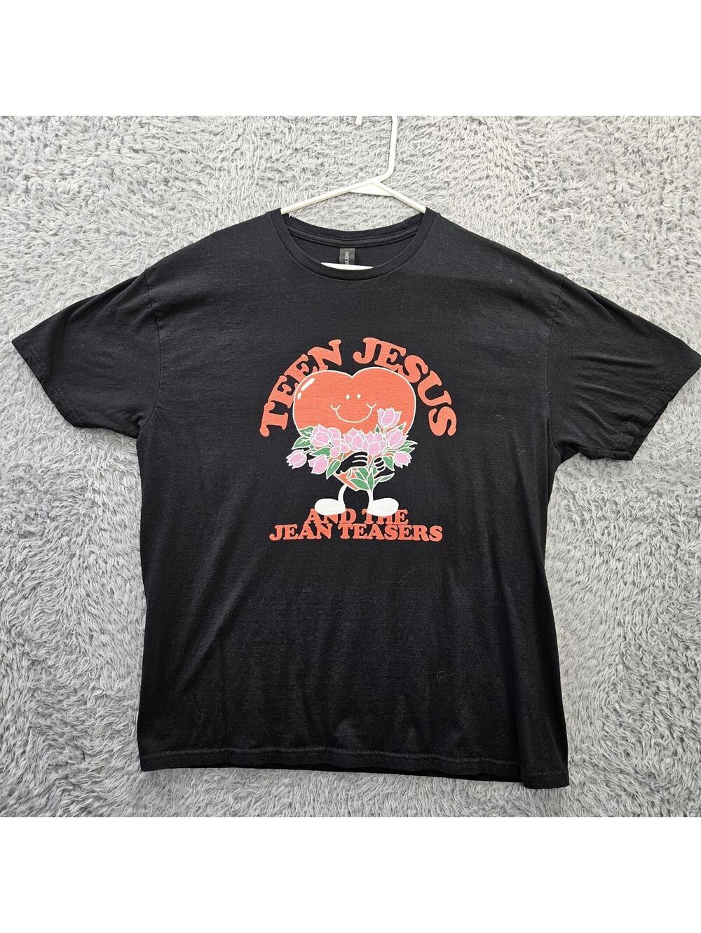 Teen Jesus and the Jean Teasers T Shirt Men XL Gildan Softstyle